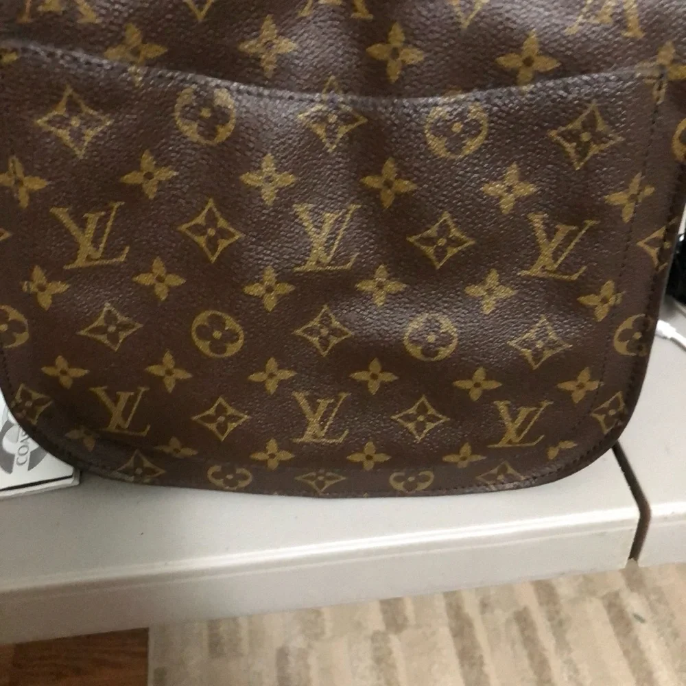 Authentic ONE of a KIND Vintage LV upcycled BOHO Cross Body Bag w/ dust bag. - Picture 2 of 15